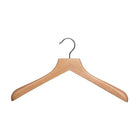 Eddie’s Hang-Up Display Ltd. Wide Shoulder Contoured Wooden Hanger, Natural, 12 Pack-Hard wood (schima superba)