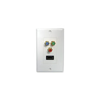 Component/HDMI Wall Plate, (8187)-Ideal for home theatre installation