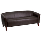 Flash Furniture HERCULES Imperial Series Brown Leather Sofa-Contemporary Style