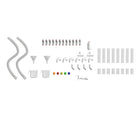 Flash Furniture Bright Beginnings Commercial Grade 80 Piece Pipe Builder Set for Modular STEAM Wall Systems-Encourage Cognitive Development with Creative Play