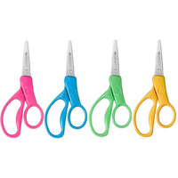Acme United Corporation Westcott Kids Scissors, 5" Pointed, 30/Pack  (ACM16657)-Easily cut through paper, fabric, string and other craft materials.