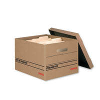 Staples Basic-duty 100% Recycled Storage Box, 4 Pack-Basic-duty file storage box