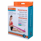 Bodico Yoga Mat & Resistance Bands Set - Black-The non-slip mat is made of high-quality, durable and professional PVC, and the bands are made of safe latex which will withstand your most intense workouts - never worry about rips or tears