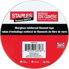 Staples Filament Strapping Tape. 18mm x 55m-Transparent packing tape