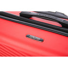 TOSCANO INTRECCIARE 20" Hardside Carry On Luggage - Vermred-Soft Jelly Handle Grips