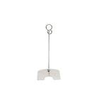 FuTECH PCHC26 Place Card Holders, Height 6", 10 Pack-Alligator clip grips displayed showcards, price tags, photos, memos and notes...etc. Modern and strong stainless steel cylindrical bases.