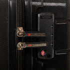 Air Canada Optimum 20" Hardside Carry On Spinner Luggage - Black-Rubber feet side protectors