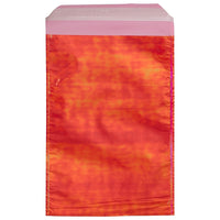 JAM Paper Foil Envelopes with Self Adhesive Closure, 5.25 x 8, Open End, Red Iridescent, 25 Pack (1323289)-Red
