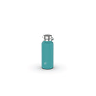 Minimal Stainless Steel Insulated Flask - Aqua - 500ml-Double wall vacuum insulation maintains hot or cold temperatures for up to 26 hours