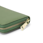 Champs RFID Zip-Around Wallet -  Green-12 credit card slots