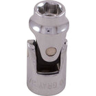 Gray Tools 3/8" X 3/8" Drive, 6 Point Standard Length, Universal Joint Chrome Socket-Size: 3/8"