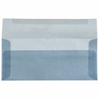 JAM Paper #10 Business Envelopes - 4 1/8" x 9 1/2" - Surf Blue Translucent Vellum - 25 Pack-Size: #10 (4.13 x 9.5 inches)