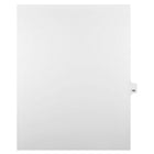 Mark Maker Legal Exhibit Index Tab White Single Tabs, 1/25th Cut, Letter Size, No Holes, Number 190, 25 Pack-White Single Tabs, 1/25th Cut