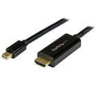 StarTech Mini Displayport to HDMI Converter Cable, 3 Ft (1M), 4K-Achieve astonishing picture quality with support for 4K resolution at 30 Hz