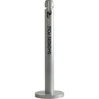 Smokers' Poles, Silver Metallic-Qty/Pk - 1