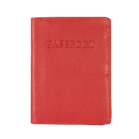 Karla Hanson 28601 Professional & Travel Prestige Leather International Passport Cover, Red-Passport Holder