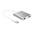 J5Create USB 3.0 To Dual HDMI Multi-Monitor Adapter-7.87" cable length