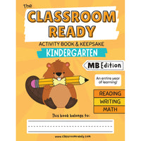 Classroom Ready Activity Book & Keepsake - Kindergarten - Manitoba Edition-An entire year of learning covering provincial curriculum