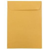 JAM Paper 5.5" x 7.5" Open End Envelopes, Brown Kraft, 100 Pack (4101c)-Open end envelopes