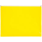 JAM Paper Plastic Envelopes with Zip Closure, Letter Booklet, 9.5 x 12.5, Yellow Poly, 12 Pack (218Z1YE)-Yellow