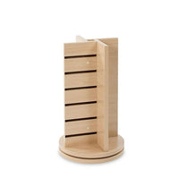 Can-Bramar EC-4WING-M Countertop 4 Way Spinner Display, Maple, 12"x12"x21"-Carton Wight:12 lbs