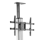 StarTech TV Cart for 32" to 70" TVs, One-Touch Height Adjustment (STNDMTV70)-Rotate from landscape to portrait position