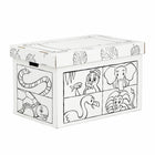 Bankers Box At Play Toy Box - Animal-Multipurpose - Fits our Bankers Box 40 Pack Building Block set, stuffed animals, sporting gear, books, blankets, pillows, clothes, and other misc kid items