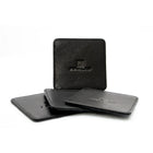 Ashlin Goldberg Square Coasters, Black, 4 Pack-We have you covered, along with your table when you choose these coasters.