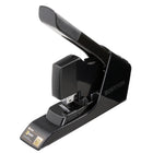 Stanley Bostitch EZ Squeeze 130 Antimicrobial Heavy-Duty Stapler - 130-Sheet Capacity - Black-Non-skid base for stability and desktop protection