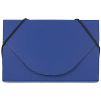 JAM Paper Business Card Case, Matte Blue (369031715)-Matte blue business card case