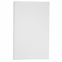 JAM Paper Extra Heavy Weight Cardstock - 110 lb - 11" x 17" - Tabloid Coverstock - White - 50 Sheets-Color: White 110lb Cover / Make your work stand out with premium colorful cardstock.