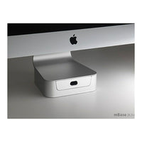Rain Design mBase Height Adjustable Stand for 21.5" iMac, Silver (10043)-Sits discreetly under your iMac's base and raises the screen so you can work more comfortably