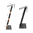 Urbann Y7 Collapsible Lectern with carrying case - Aluminum - Charcoal-Collapsible, speaches
