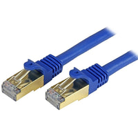 StarTech Cat6A Patch Cable, Shielded, 14 Ft, Blue-coloured cables allow for easy identification and troubleshooting