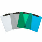 JAM Paper Standard Plastic Clipboard - Assorted Colors - 4 Pack-Quantity: 4 per pack. Heavy duty clipboards are made from quality plastic and designed to be long lasting.