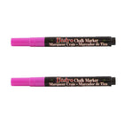 Marvy Uchida Fine-Point Liquid Chalk Markers - Erasable - Dustless - Hot Pink - 2 Pack-Colour: Hot Pink
