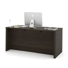 Bestar Embassy 66" Executive Desk Kit, Dark Chocolate (60850-79)-Bundle includes: 66W Desk Shell, Two 16W Add-On Pedestals with 3 Drawers, Keyboard Tray and CPU Stand 