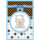 Rosedale 5-1/2" x 8" Baby Boy Greeting Cards And Envelopes, 6 Pack (19677)-Printed on premium uncoated card stock