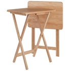 Winsome Alex 2-Piece Snack Table Set, Natural Finish (42290)-Made of Solid Wood