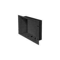 Peerless-AV IBA2 Cable Management & Power Storage Accessory In-Wall Box W/Duplex Receptacle, Black-Black
