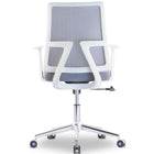MotionGrey MS1 Mesh Series Office Chair- Executive Ergonomic Computer Desk Home Task Chair with Breathable Mesh Back - White-Supportive armrest for comfortable