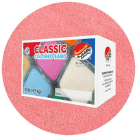 Sandtastik Classic Coloured Sand, 10 lb (4.5 kg) Box, Bubblegum Pink-Fine grain with natural sparkle throughout