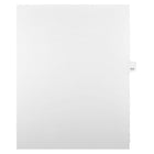 Mark Maker Legal Exhibit Index Tab White Single Tabs, 1/25th Cut, Letter Size, No Holes, Number 111, 25 Pack-White Single Tabs, 1/25th Cut