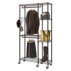 TRINITY  Mobile Closet Organizer, Bronze (TBFPBR-2702)-Easy, no tool assembly