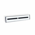 Azar Displays Acrylic Wall Mount Nameplate Sign Holder with Magnetic Tape, 10 Pack (129920)-Clear Acrylic