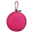 Nifty Round Earbud Case NRECPK , Pink-Internal Mesh Pocket for Small Items