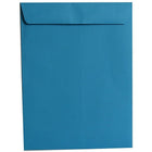 JAM Paper 10 x 13 Open End Catalog Envelopes, Brite Hue Blue Recycled, 100 Pack (87725)-Blue
