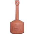 Justrite Smokers Cease-fire 4 Gal, 16 1/2" x 38 1/2", Terra Cotta-FM approved