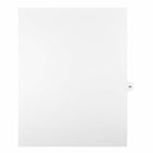 Mark Maker Legal Exhibit Index Tab White Single Tabs, 1/15th Cut, Letter Size, No Holes, Number 24, 25 Pack-White Single Tabs, 1/15th Cut