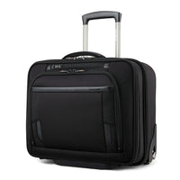 Samsonite Pro 17" Mobile Office Softside Carry-on Luggage - Black-Extendable, push button locking handle.